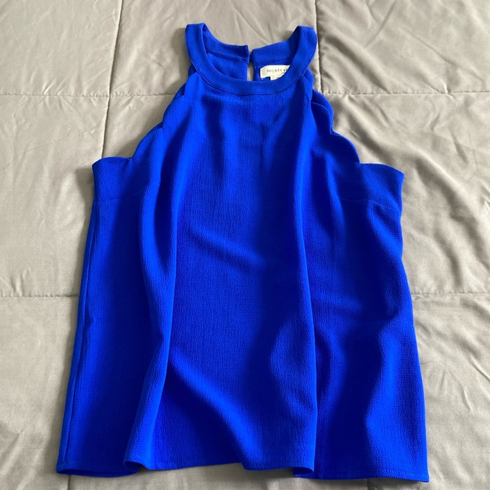 Monteau Royal Blue Tank Top